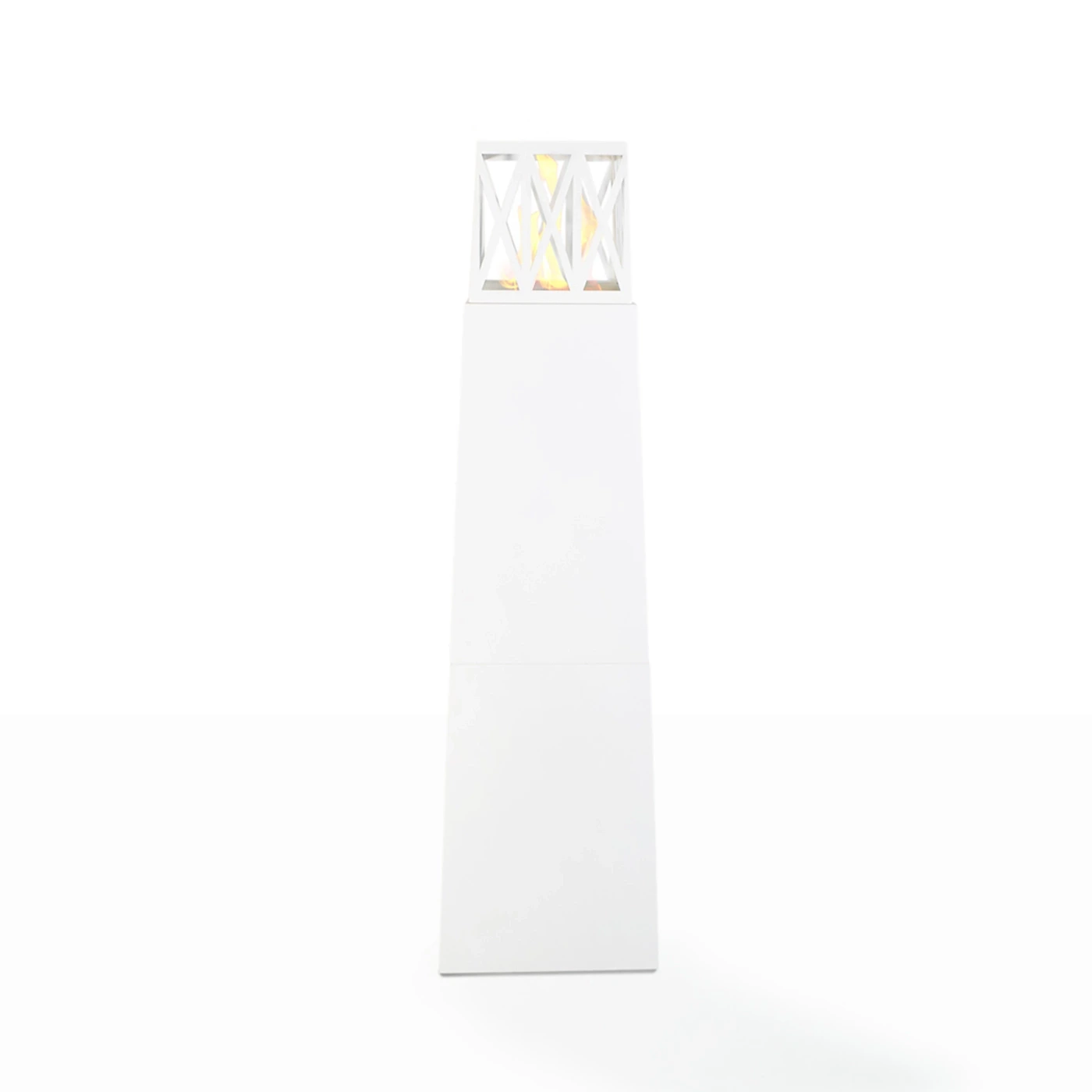 Camino a bioetanolo bianco da interno