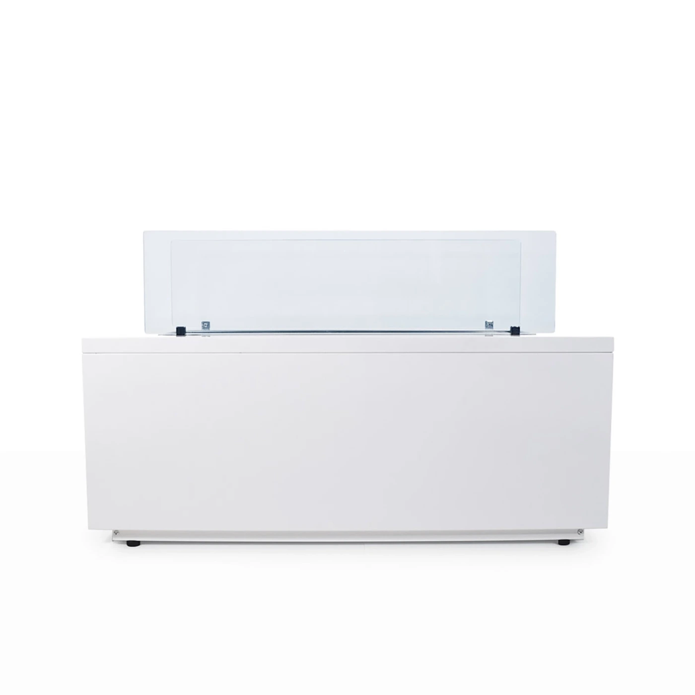 Camino a bioetanolo da terra, Bianco, 100x40x60 h cm Zenzero Shop