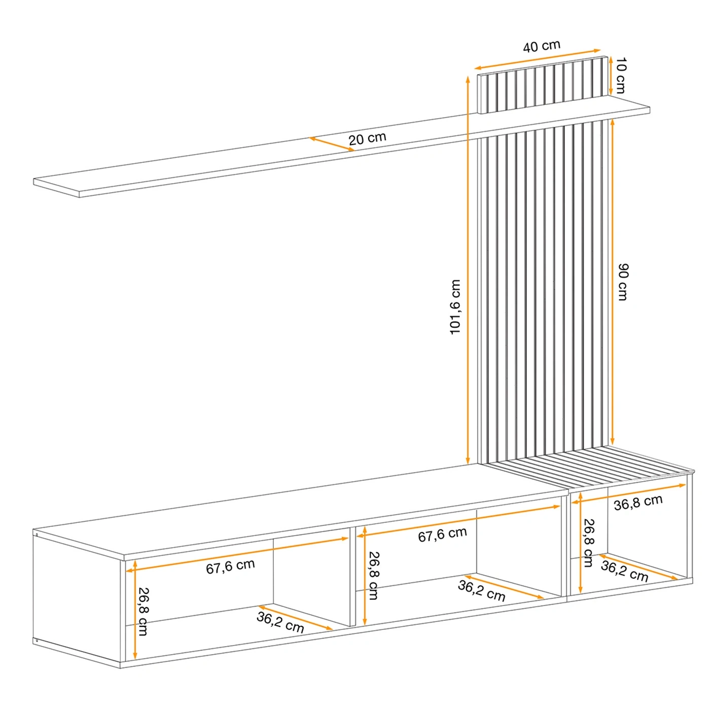 parete attrezzata scontata 