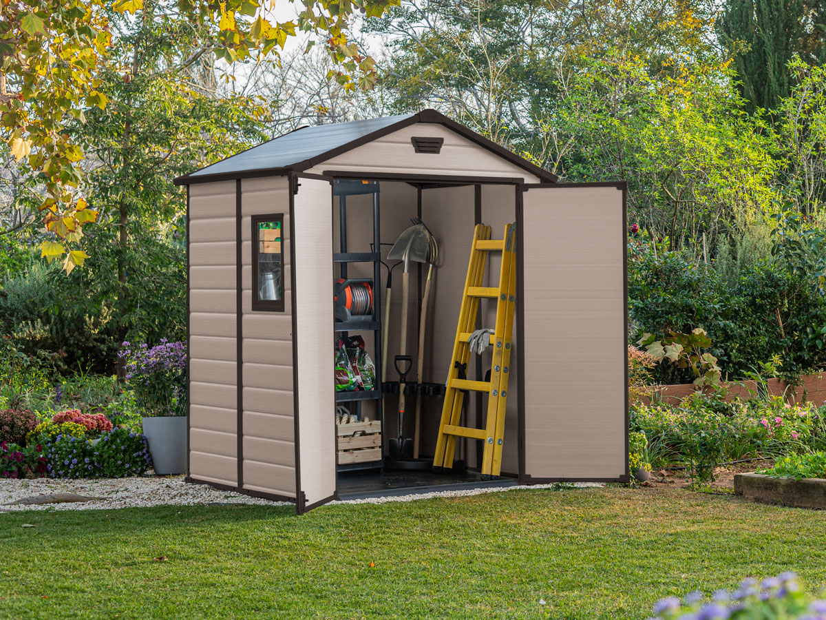 Casetta da esterno Beige, medie dimensioni, Magnolia