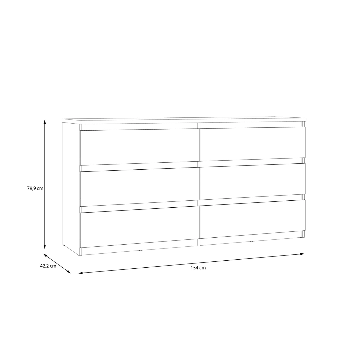 cassettiera grigia moderna scontata