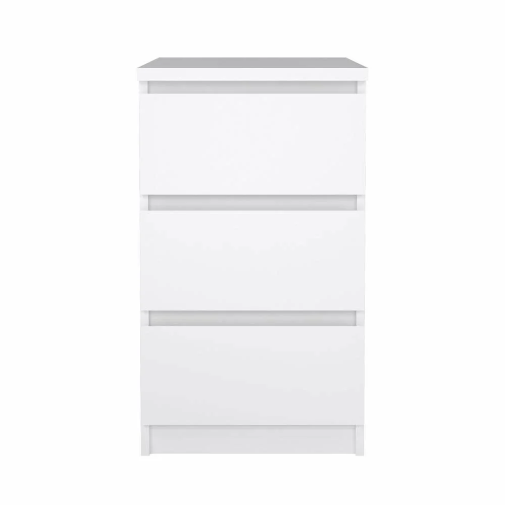 cassettiera bianca lucido