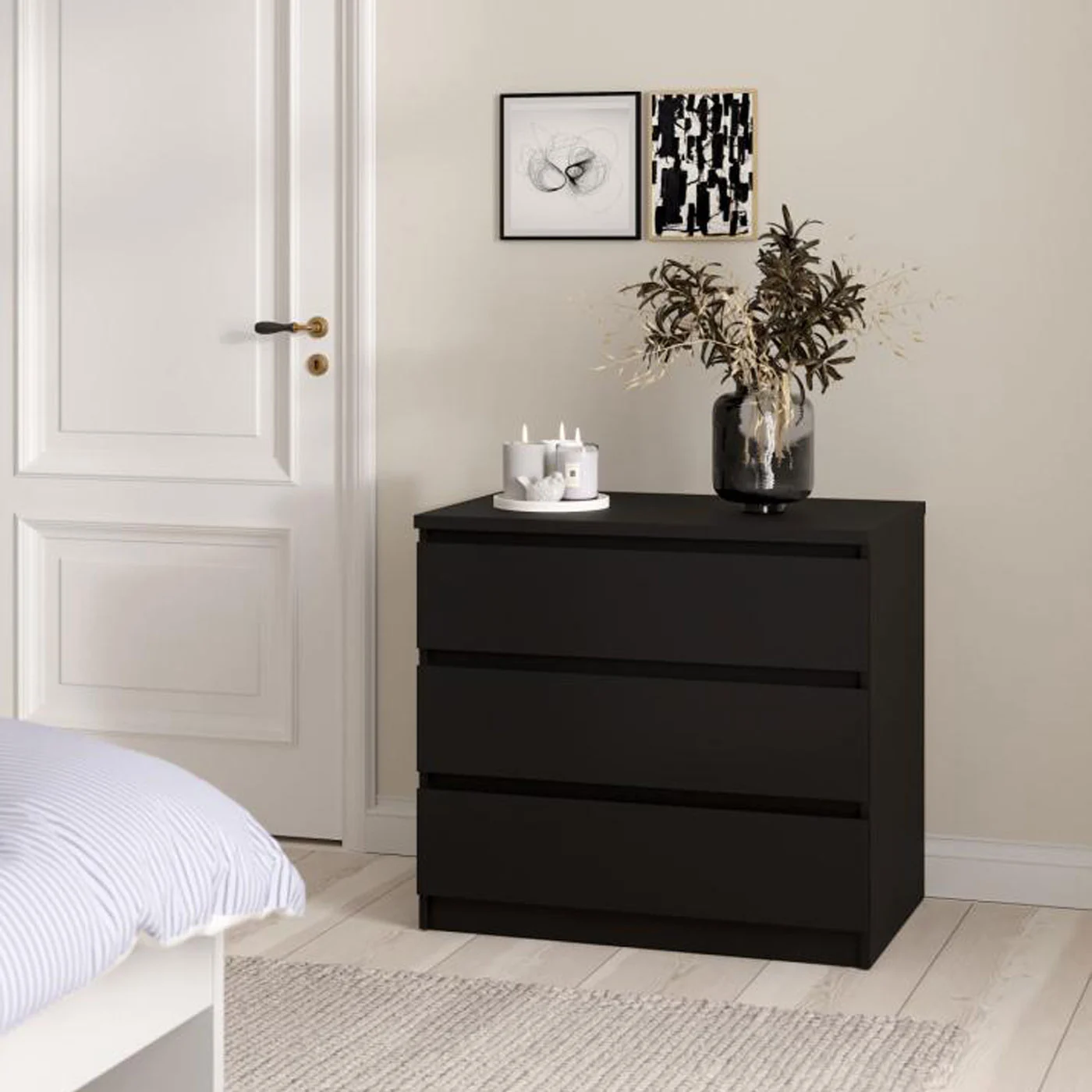 cassettiera nera economica