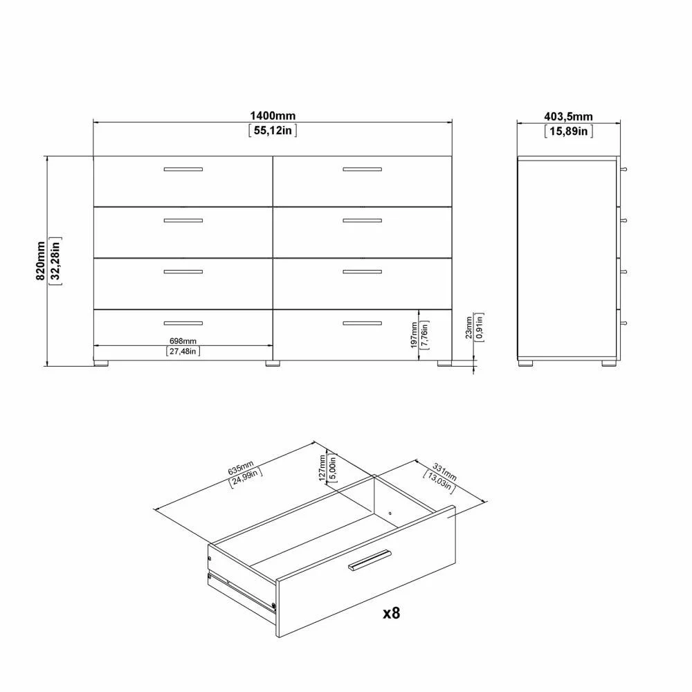 cassettiera in sconto 