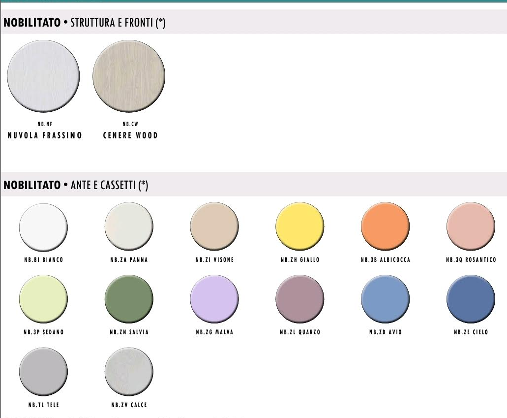 letto castello giallo scontato