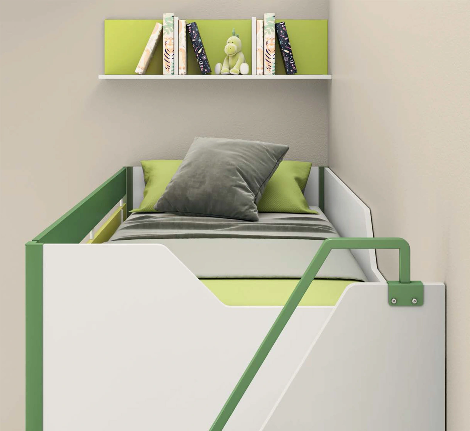 soppalco con armadio e scaletta