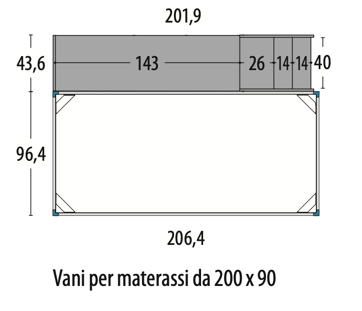 castello blu e bianco