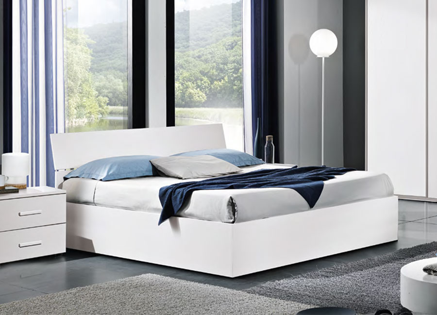 Letto in legno ELEONORA con contenitore