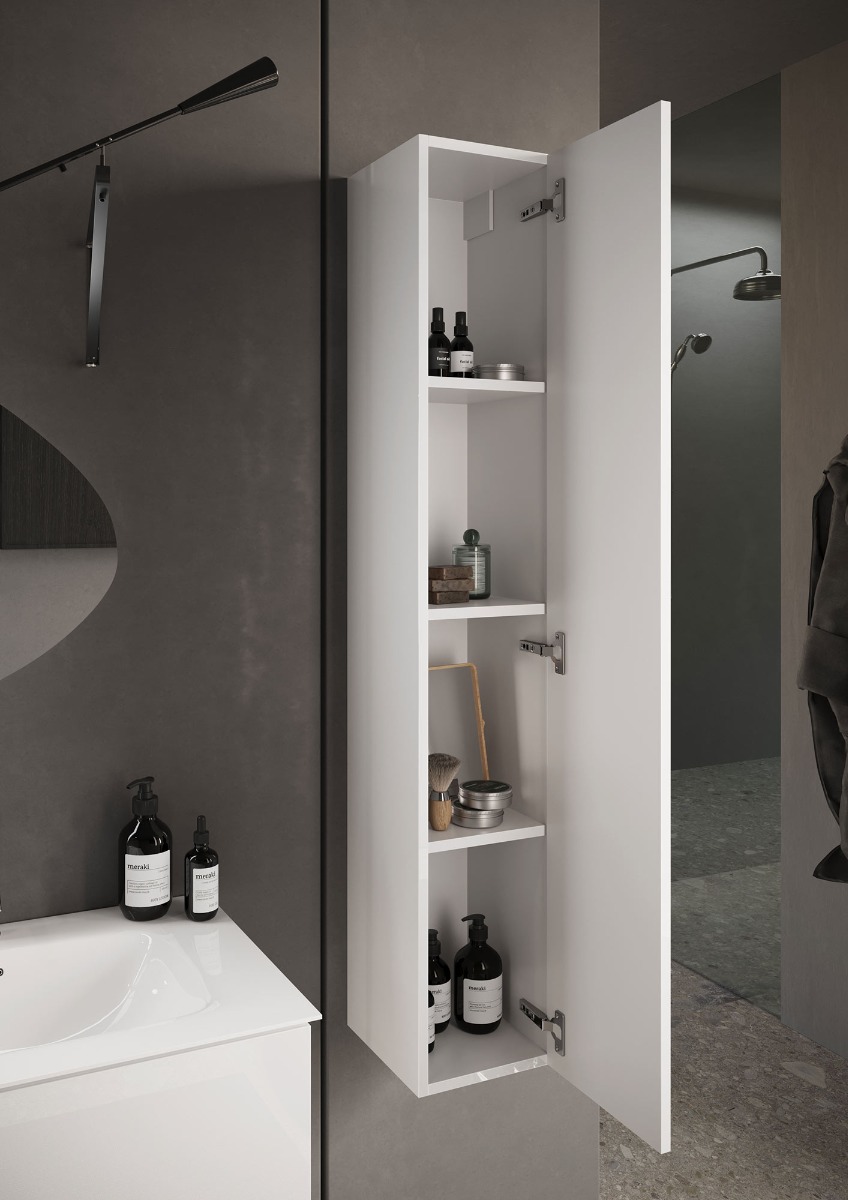 mobile bianco lucido bagno