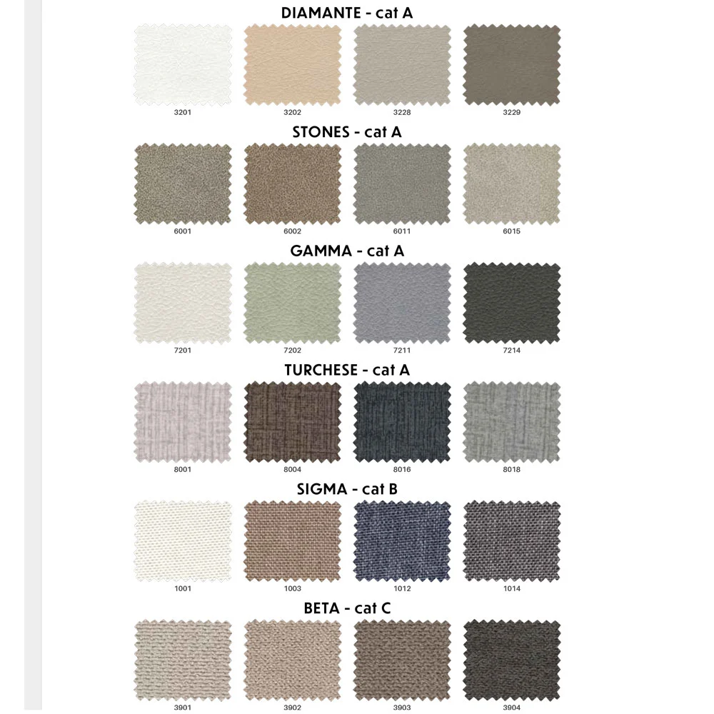 Letto matrimoniale contenitore tessuto colore Blu 100% Made in Italy