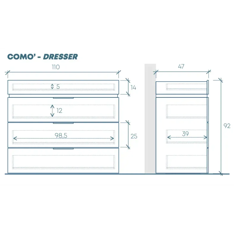 camera da letto grigio scuro