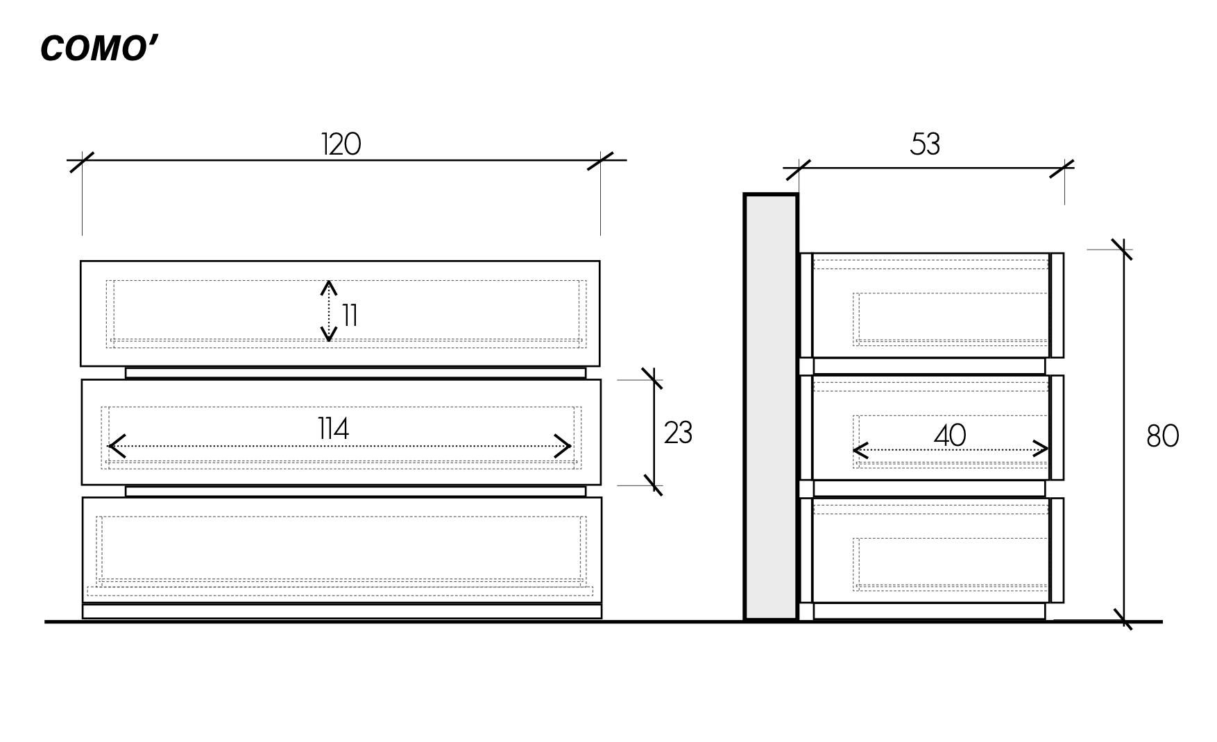Camera da letto con letto imbottito, armadio e comodini
