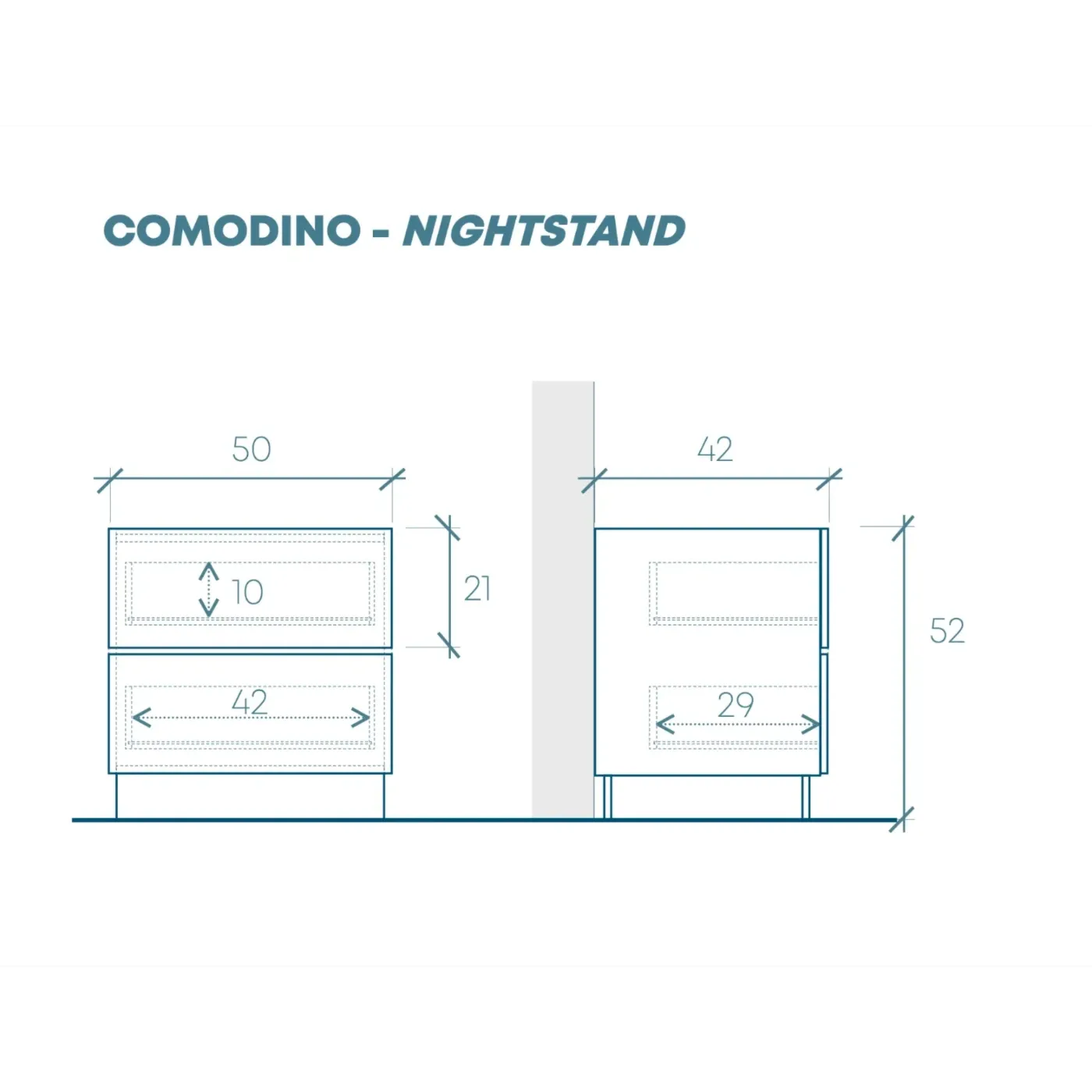 camera moderna bianco lucido
