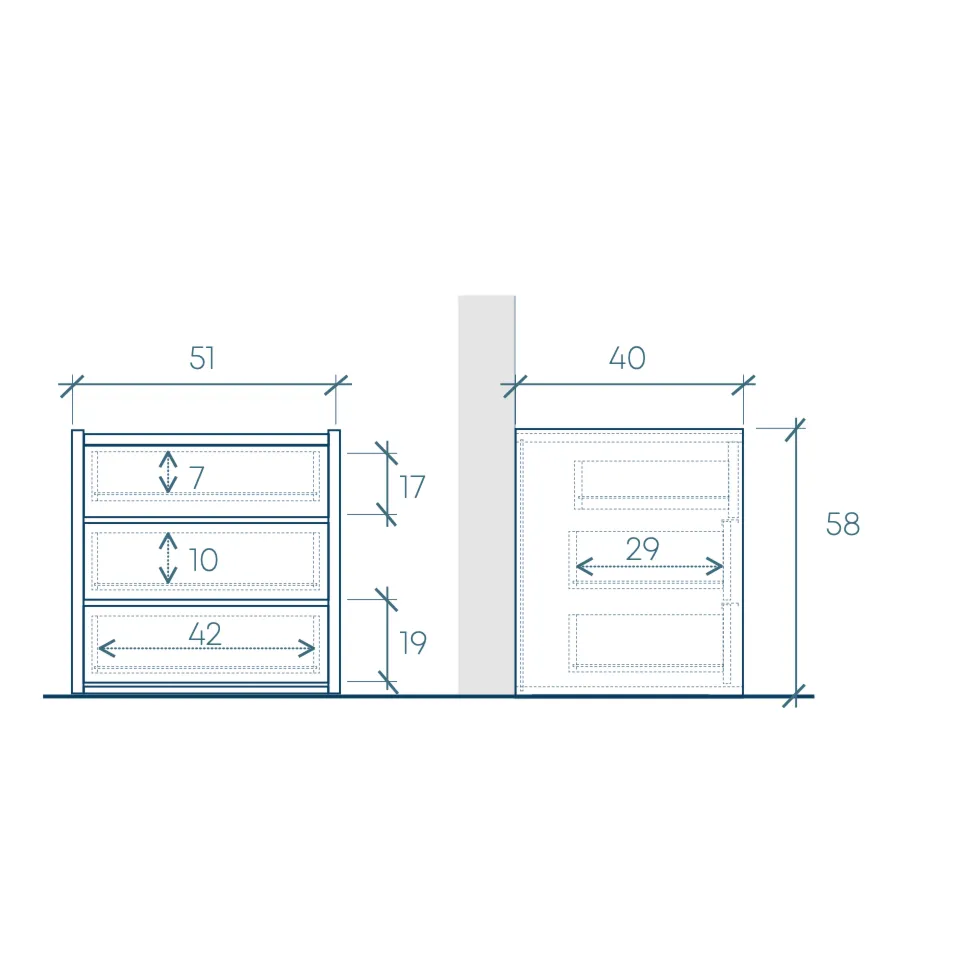 offerta camera con letto blu