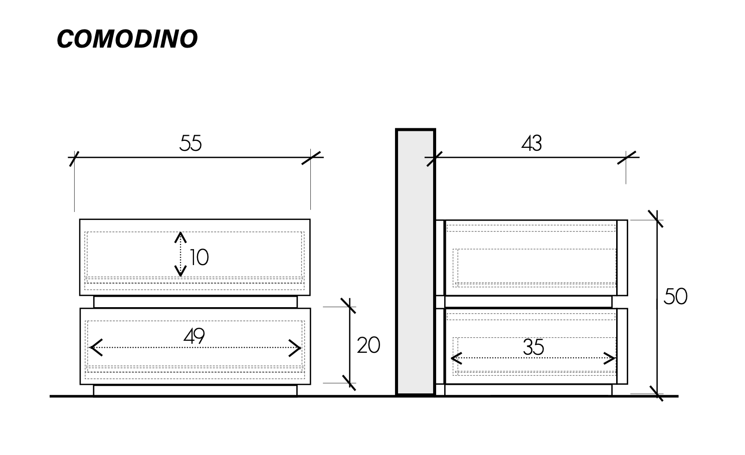 Camera matrimoniale moderna, Noce caramello e Cashmere
