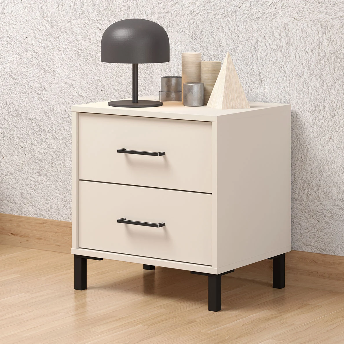 comodini chasmere e neri