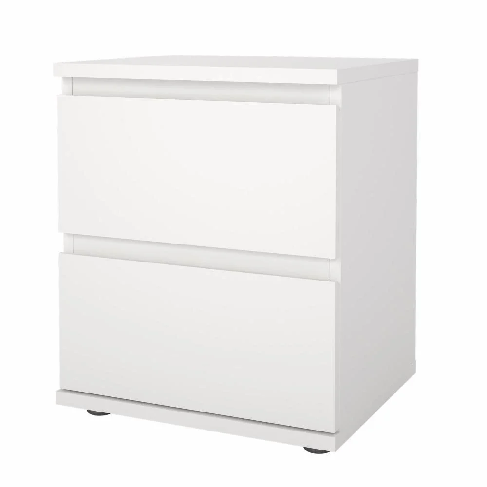 comodino con due cassetti 