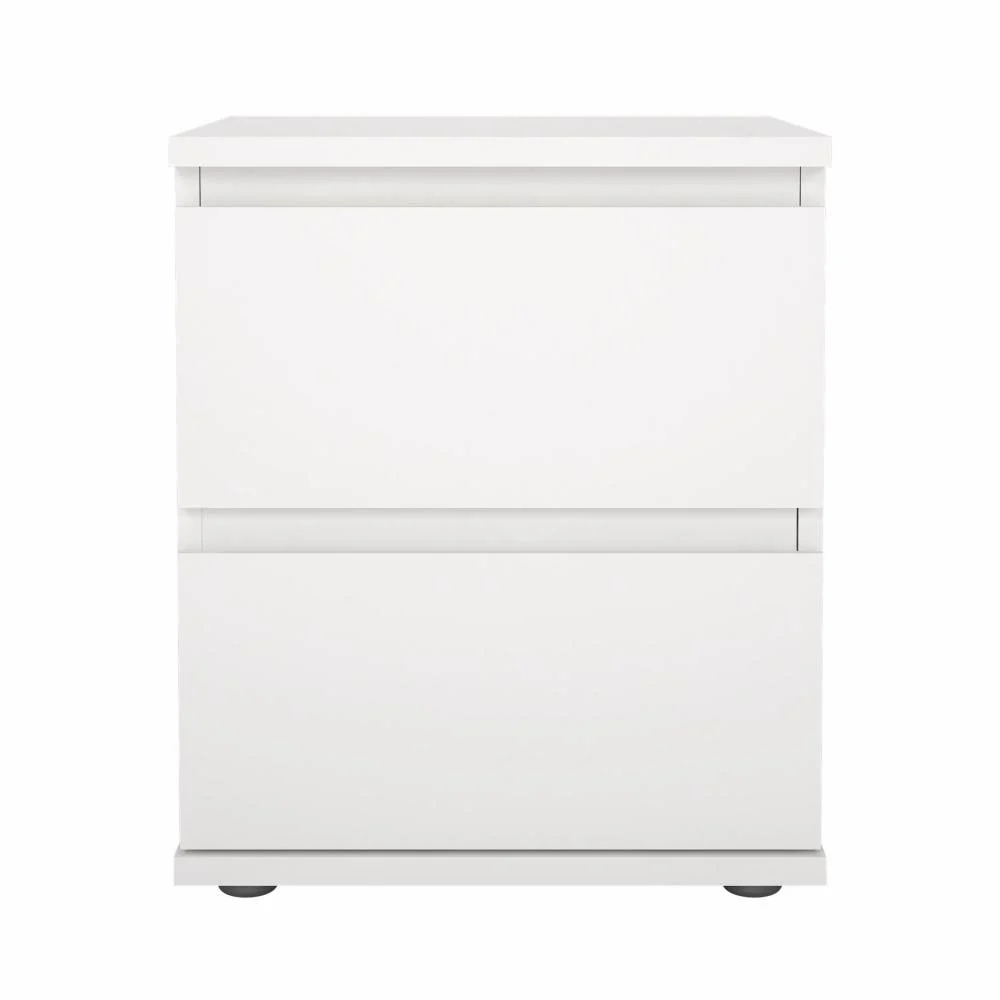 comodino con due cassetti 