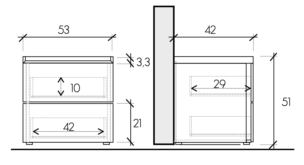 Camera matrimoniale Cashmere e Noce caramello, letto imbottito