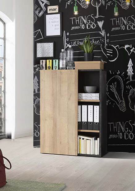 libreria con anta bassa