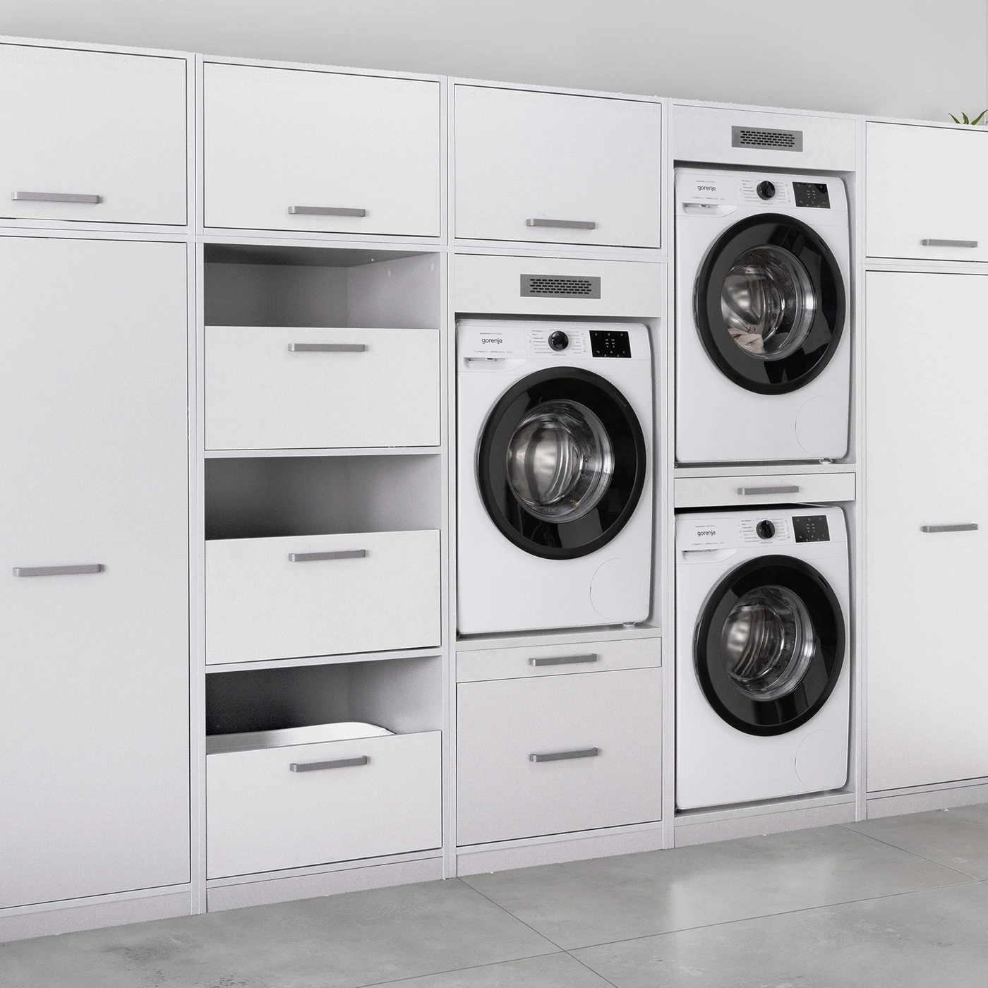 composiione con lavatrice