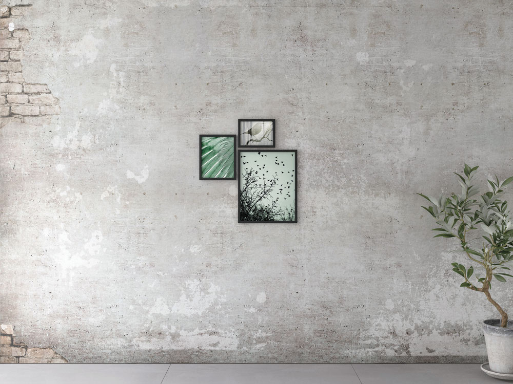 Trittico moderno di design, Made in Italy