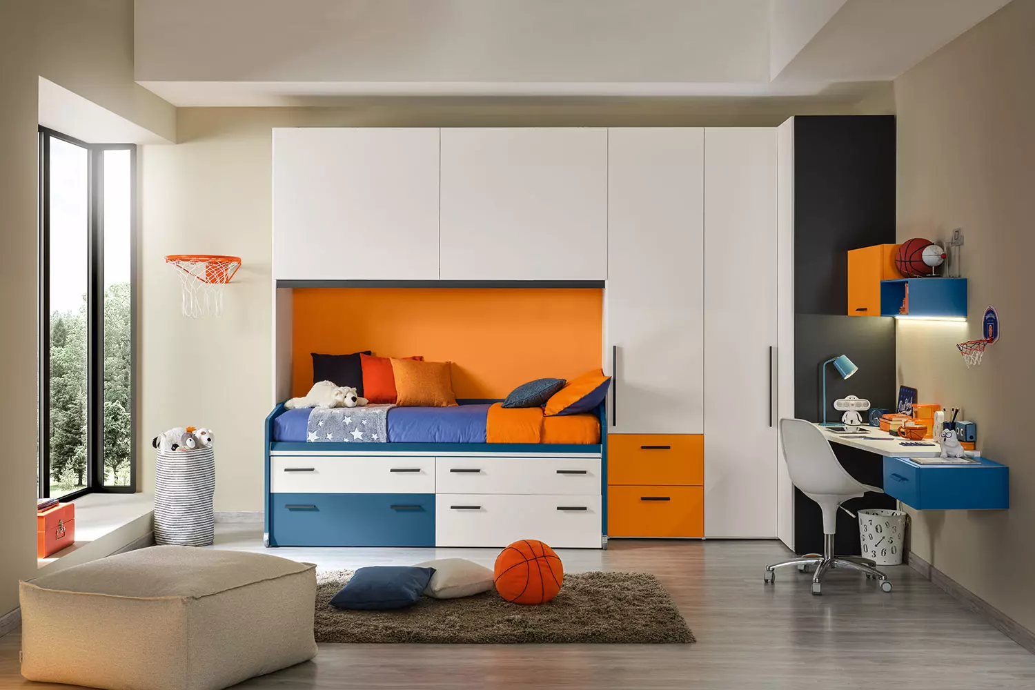 Ponte angolare per camerette Moretti Compact KC421 Zenzero Shop