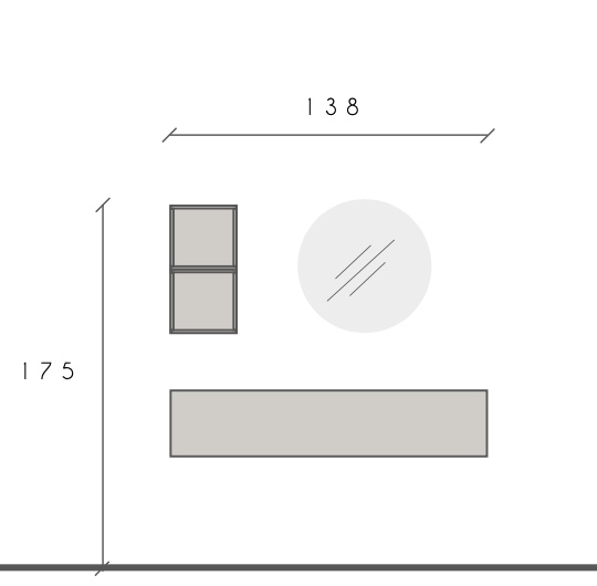 Ingresso moderno con specchio, Mercure