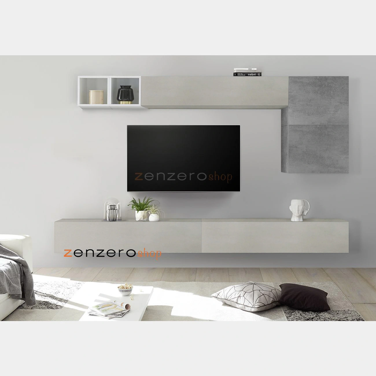 parete gesso e beton