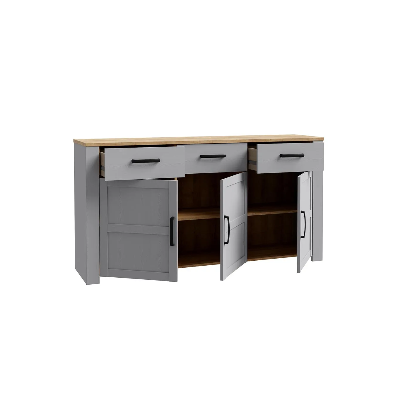 offerta madia rovere grigia