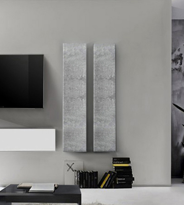 Elemento Colonna appeso di design Beton e Bianco