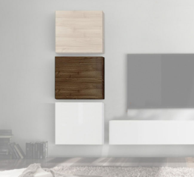 Cubo moderno e di design, Noce Dark