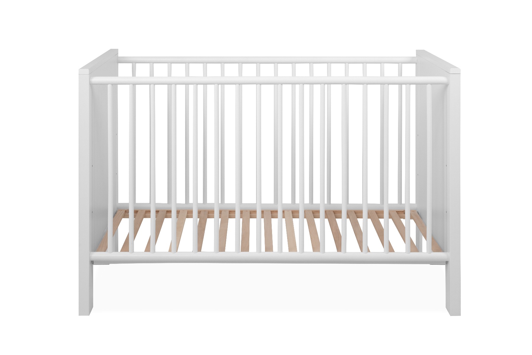 Culla moderna in finitura bianca per bambini