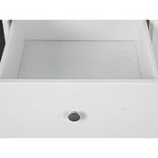 Armadio con 3 ante battenti e 2 cassetti in finitura bianco 