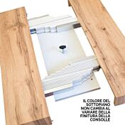 Consolle allungabile elegante, finitura Pietra 