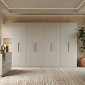 Armadio 8 ante, finitura Cashmere, L.364
