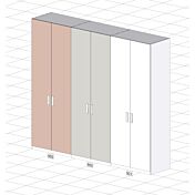 Armadio camerette a 6 ante