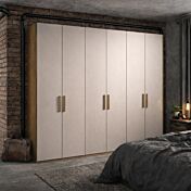 armadio orzo e noce biondo