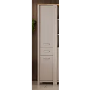 Armadietto da bagno, L.42 H.197 P.40, Rovere Artisan e Cashmere