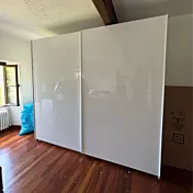armadio bianco lucido