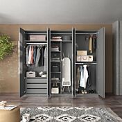 armadio battente modulabile