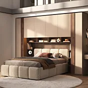 Armadio a ponte 6 ante, Cashmere e Mercure, L.334