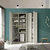 Mobile lavanderia 4 ante, L.210 H.226, Grigio dorian