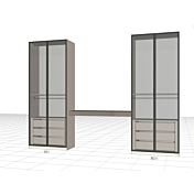 composizione 2 armadi camere
