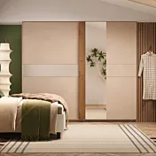 armadio cashmere e noce 