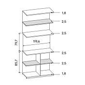 armadio con pannello tv