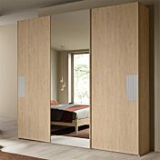 Armadio scorrevole con specchio a 3 ante, Royal Oak 