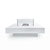 Camino a bioetanolo per interno, Bianco, 70x70x35 h cm in saldo