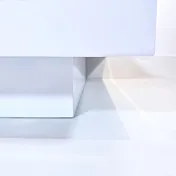 Camino a bioetanolo per interno, Bianco, 70x70x35 h cm economico