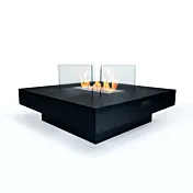 Camino a bioetanolo per interno, Nero, 70x70x35 h cm conveniente 